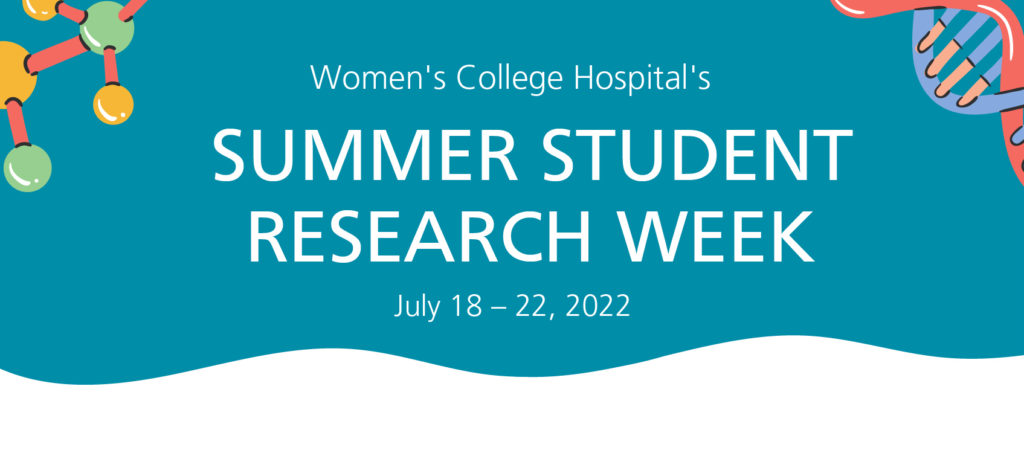 summer student research week banner