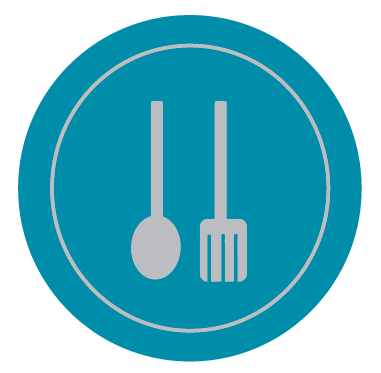 plate and utensil icon