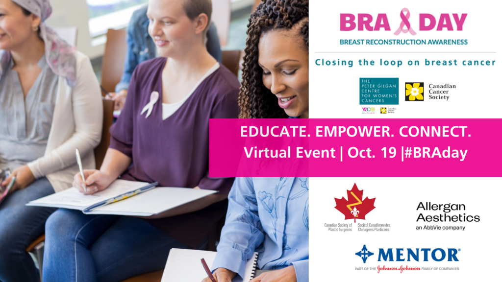 Bra Day - Breast Reconstruction Awareness. Virtual Event, October 19, 2022.